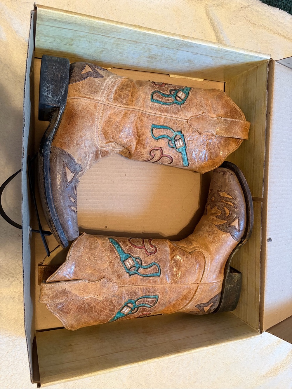 Corral Blazing Guns Western Boots Women’s 7